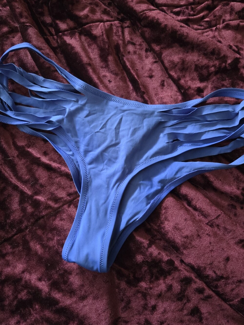 Agent Provocateur Dakotta Swim Cheeky Bikini Bottom Royal Blue Lg